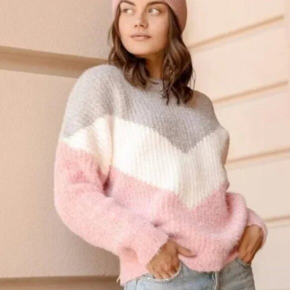 LULUS Talk The Block Eyelash Knit Sweater - Picture 5 of 5